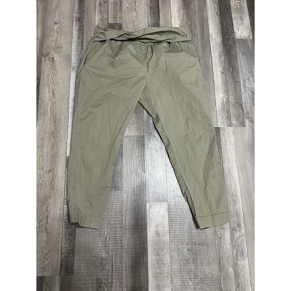 Hatch Womens Stretch Ruched Pull-On Grey/Taupe Pants Women's Size Medium